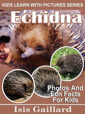 cover image of Echidna Photos and Fun Facts for Kids